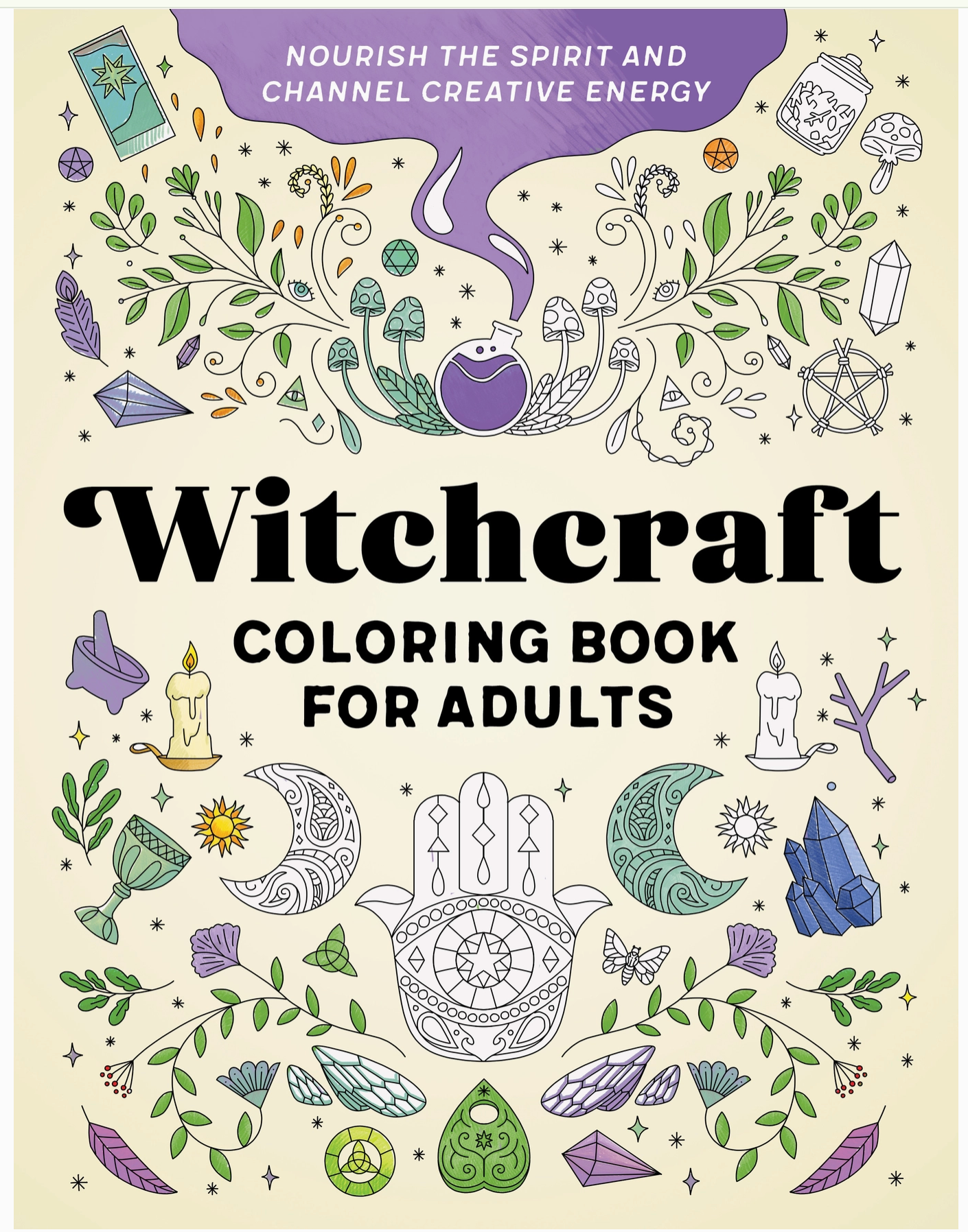 Witchcraft Coloring Book For Adults