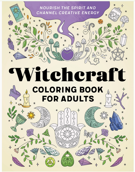 Witchcraft Coloring Book For Adults