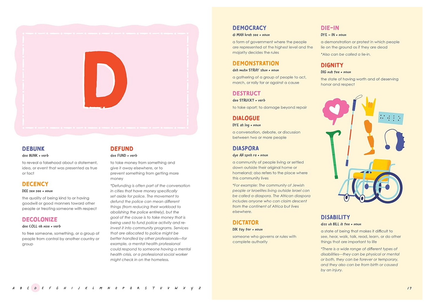 The Young Activist's Dictionary of Social Justice: Developed by a Team of Antibias, Anti-Racism Educators and LGBTQ+ Advocates