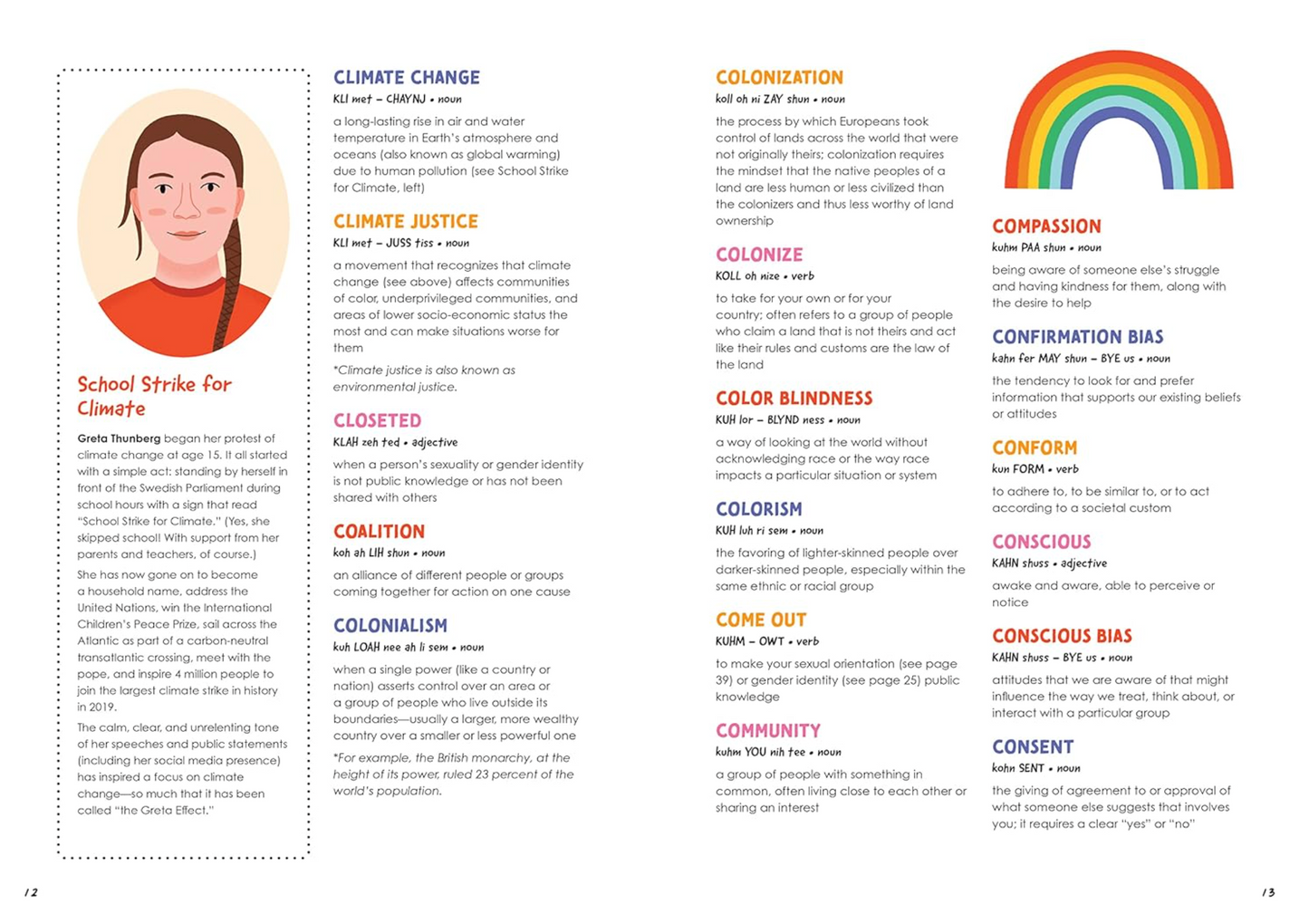 The Young Activist's Dictionary of Social Justice: Developed by a Team of Antibias, Anti-Racism Educators and LGBTQ+ Advocates