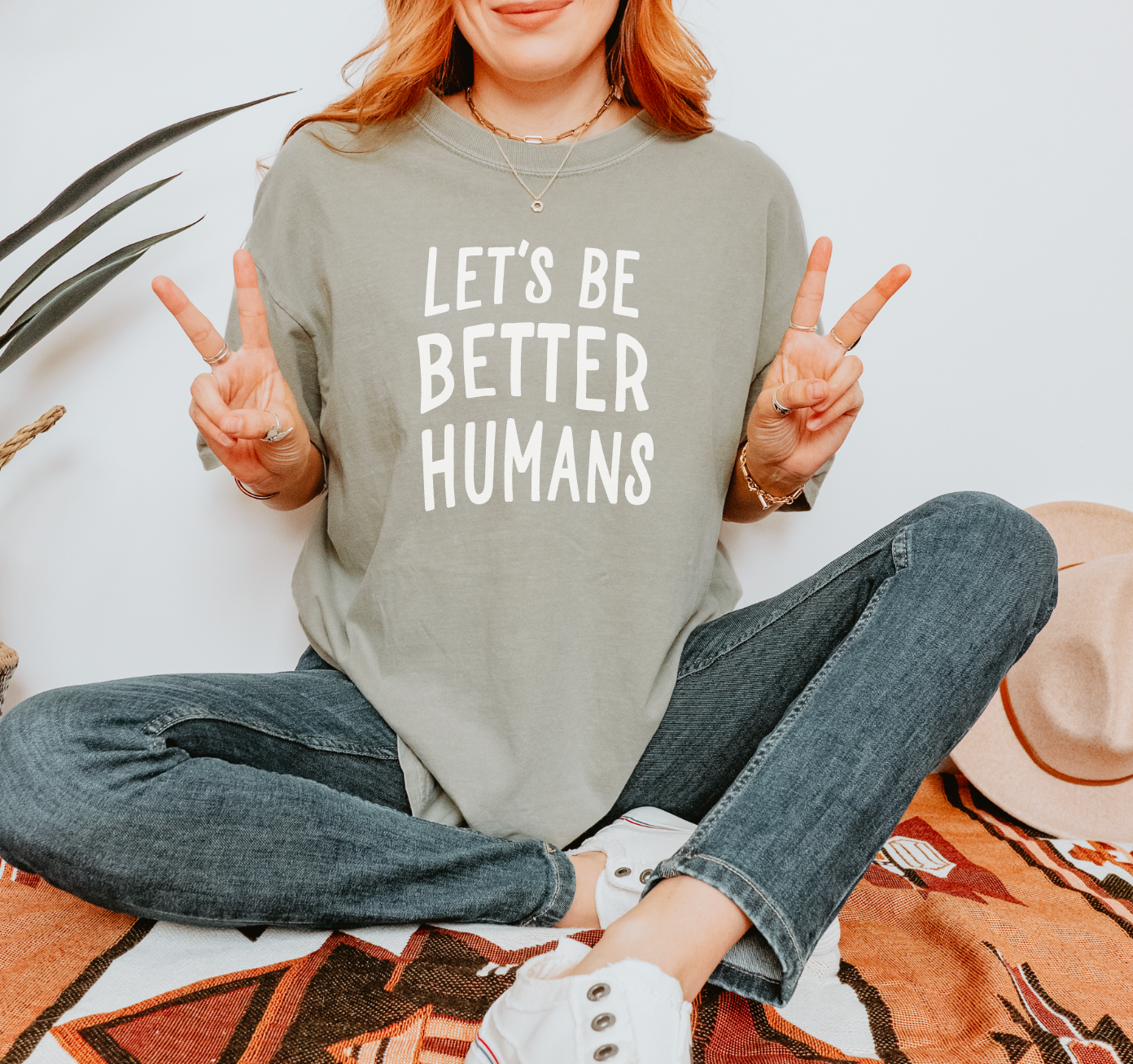 Let's Be Better Humans Unisex Tee