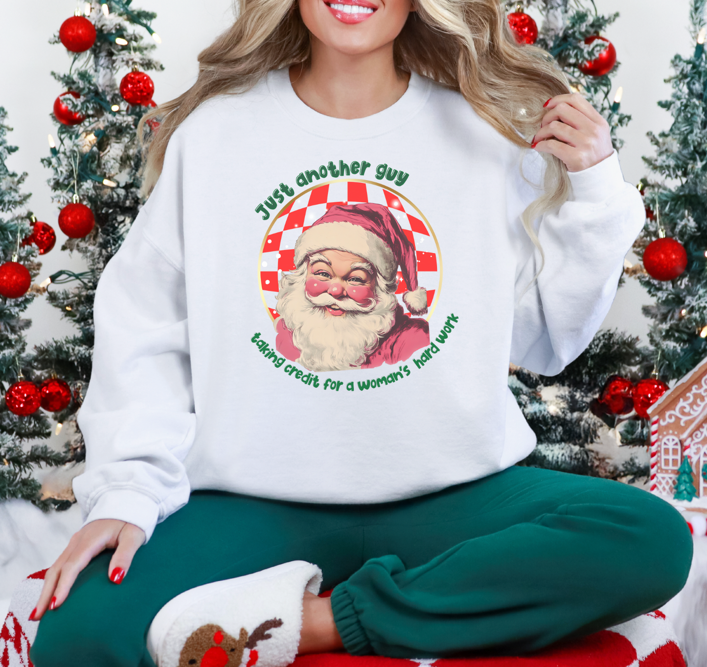 Just Another Guy Taking Credit For A Woman's Hard Work Unisex Sweatshirt