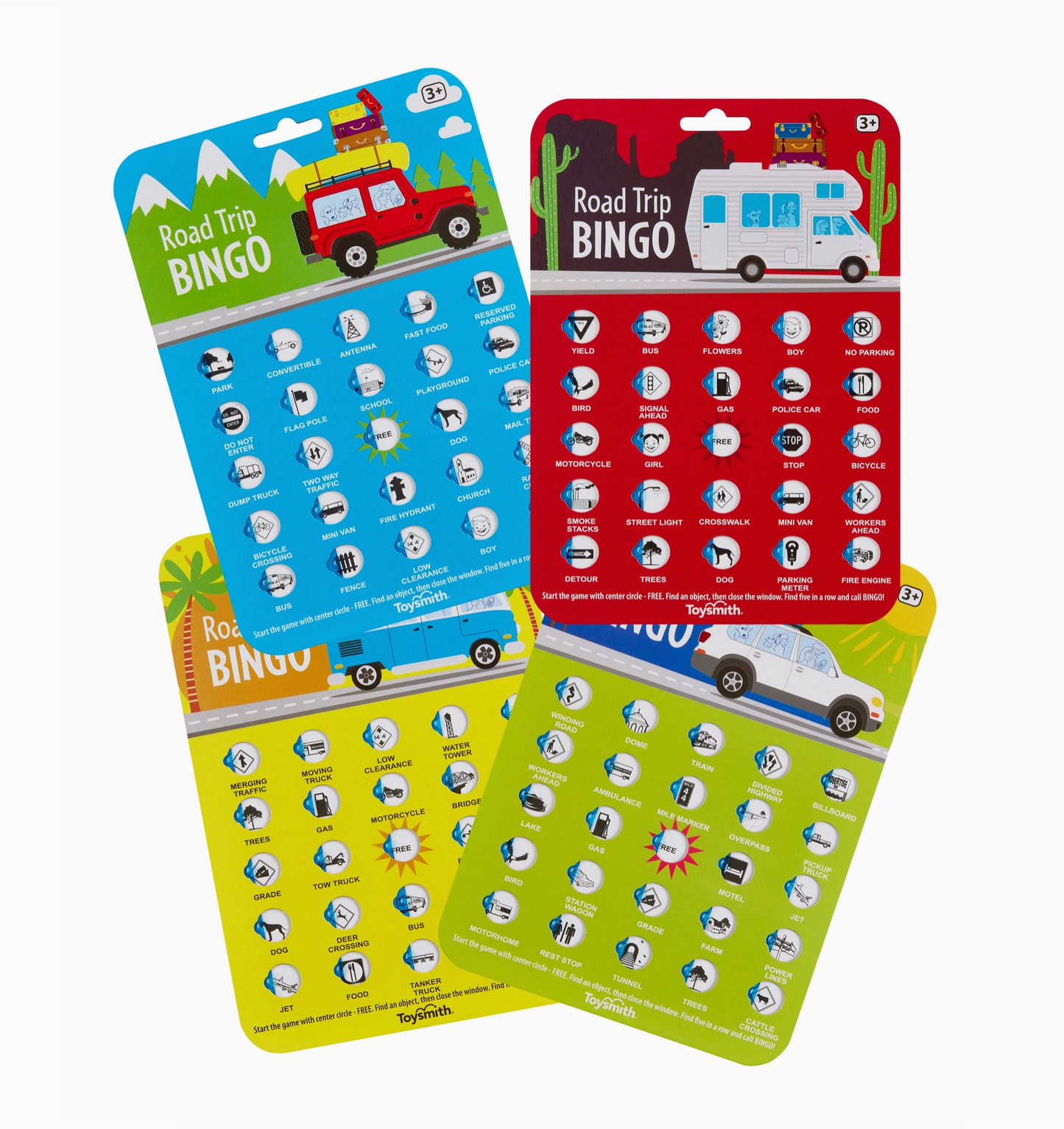 On the Way Games Road Trip Bingo, Travel Game (1 piece)