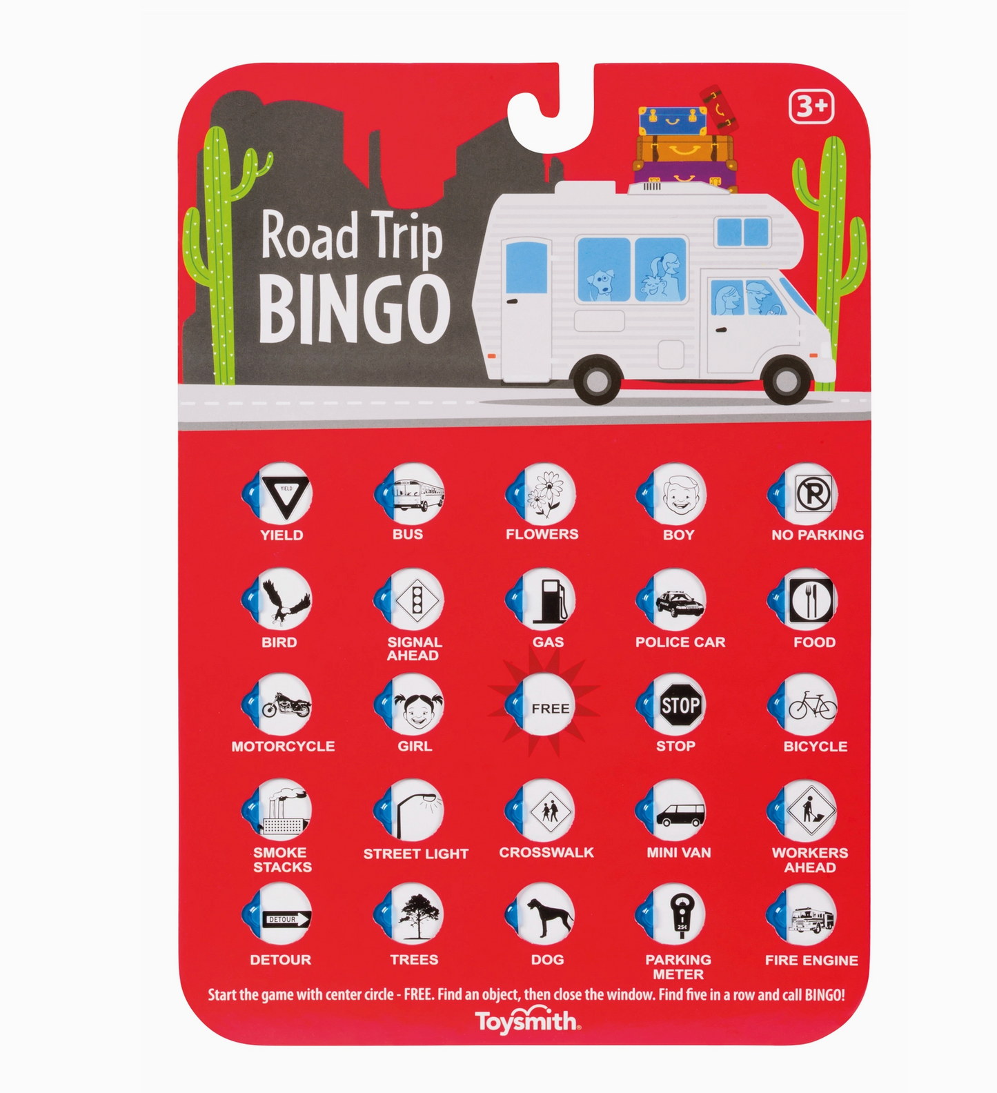 On the Way Games Road Trip Bingo, Travel Game (1 piece)