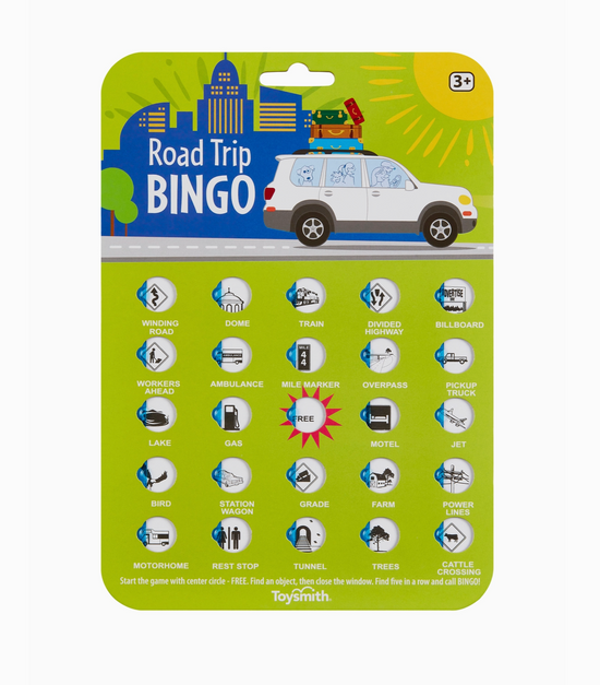 On the Way Games Road Trip Bingo, Travel Game (1 piece)