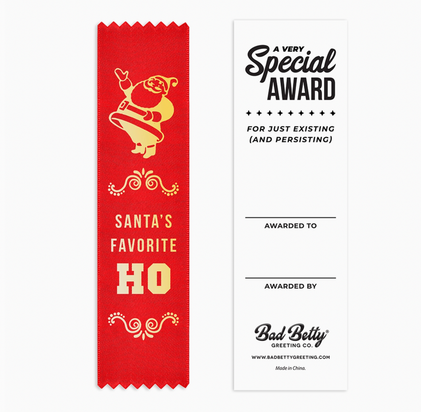 Santa's Favorite Ho Ribbon