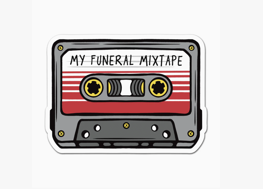 My Funeral Mixtape Sticker