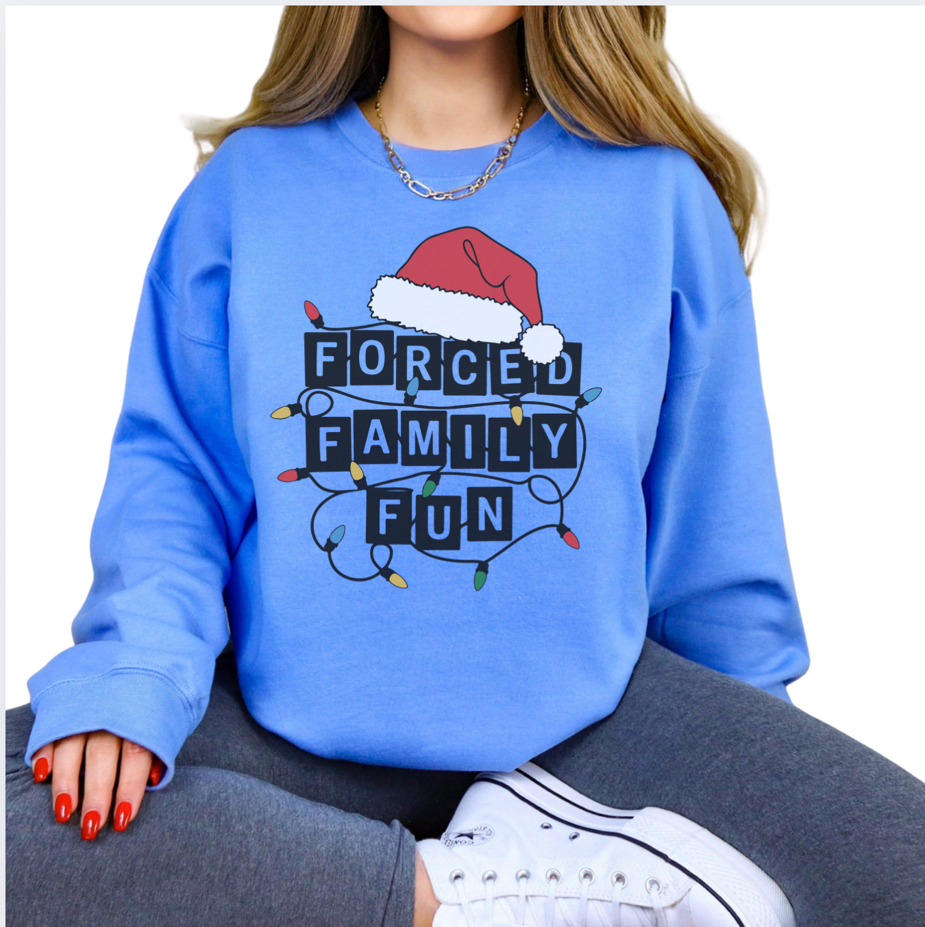 Forced Family Fun Holiday Sweatshirt