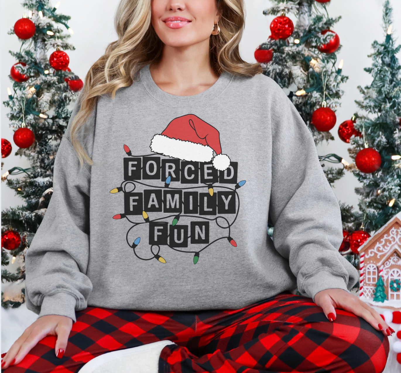 Forced Family Fun Holiday Sweatshirt