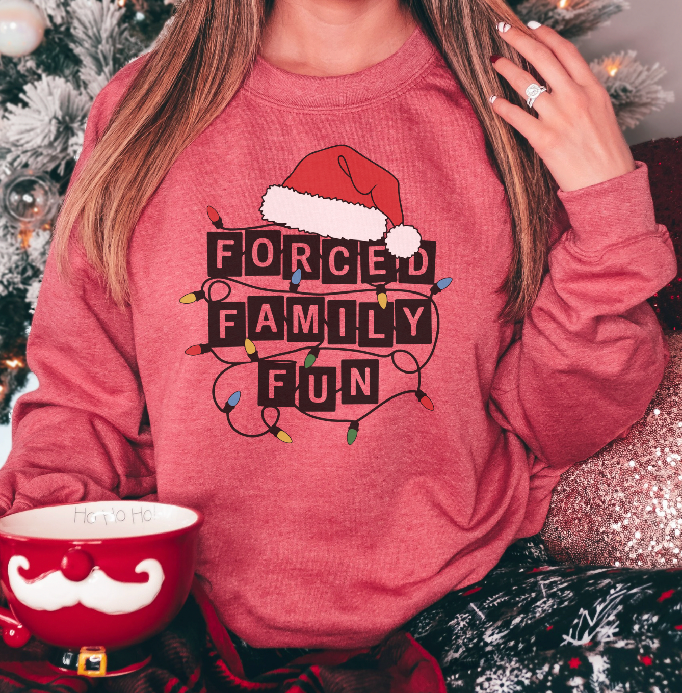 Forced Family Fun Holiday Sweatshirt