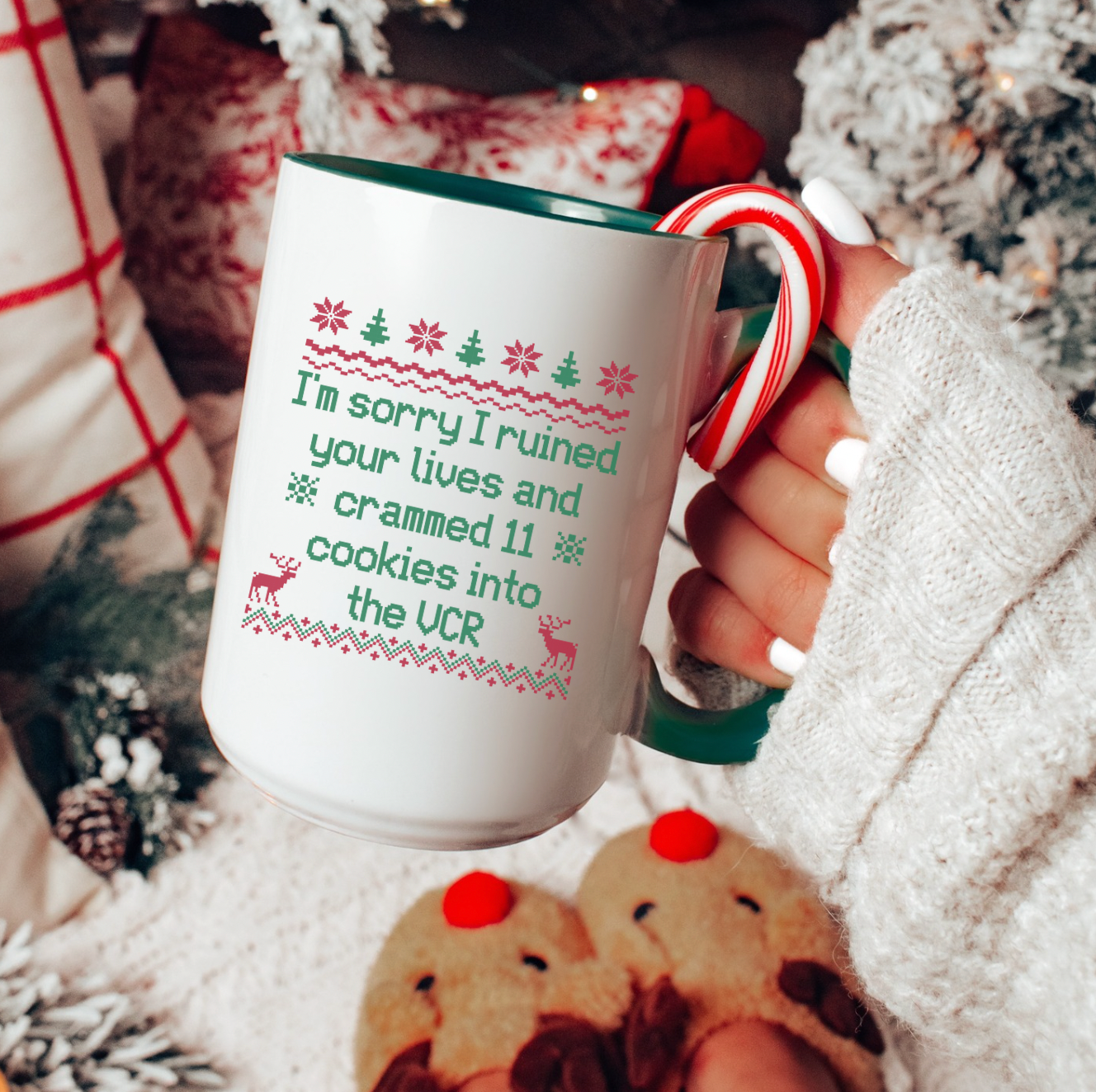 I'm Sorry I Ruined Your Lives And Crammed 11 Cookies Into The VCR 15 oz Mug