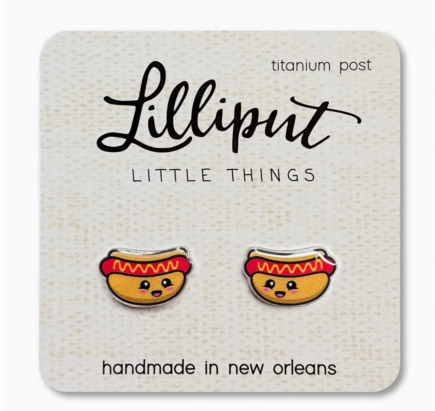 Kawaii Hot Dog Earrings