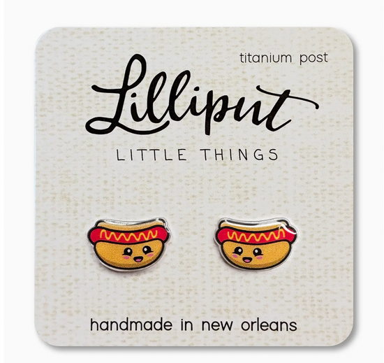 Kawaii Hot Dog Earrings