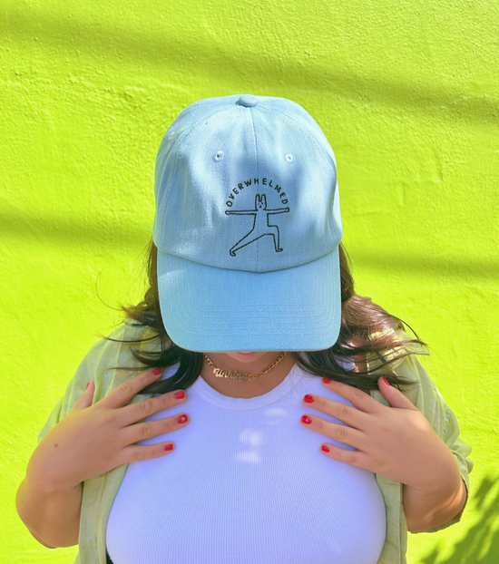 Overwhelmed Embroidered Hat
