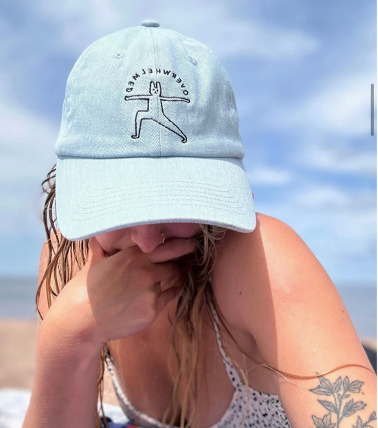 Overwhelmed Embroidered Hat