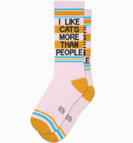 I Like Cats More Than People Socks