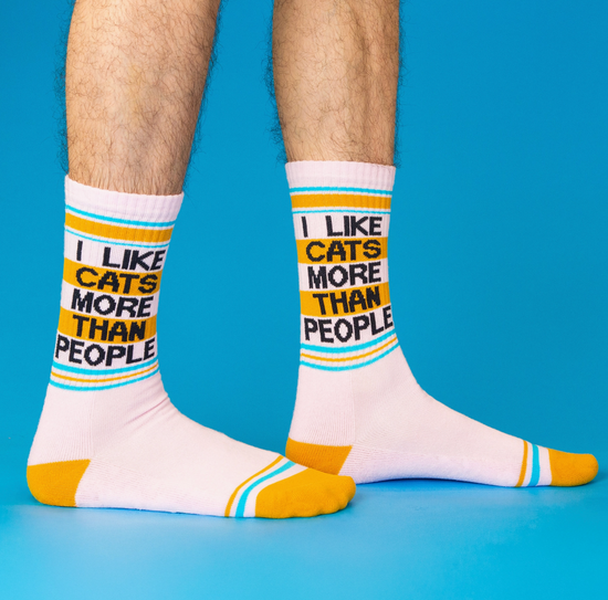 I Like Cats More Than People Socks