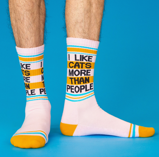 I Like Cats More Than People Socks