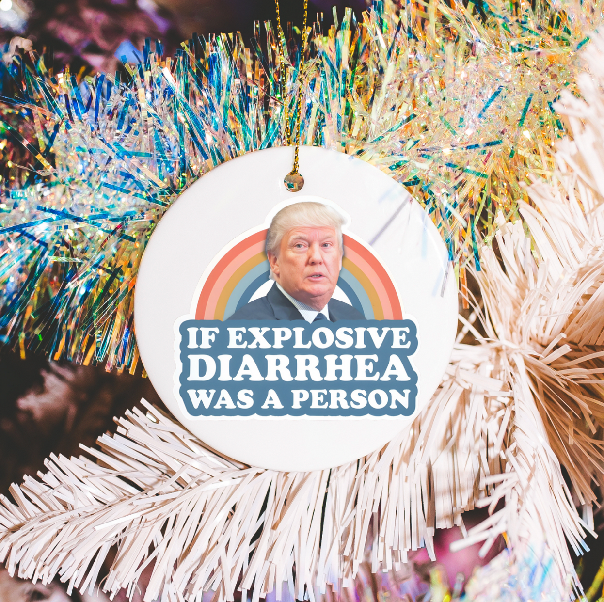 If Explosive Diarrhea Was A Person Ornament