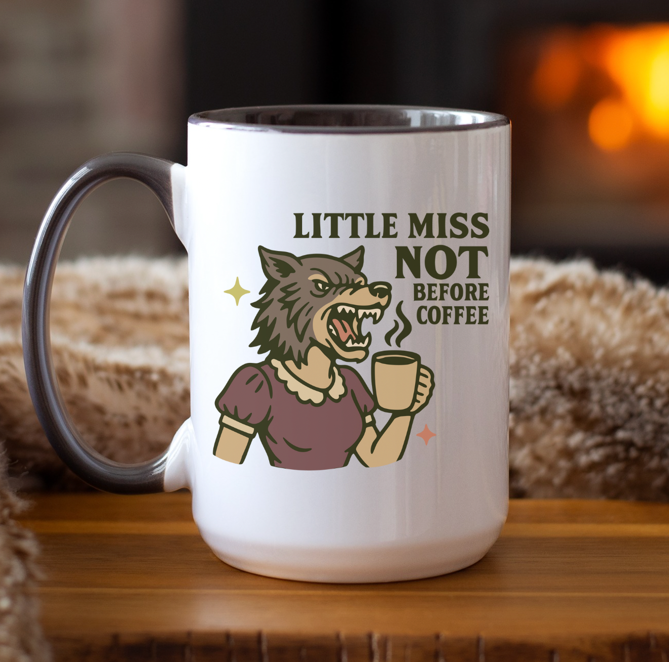 Little Miss Not Before Coffee 15 Mug