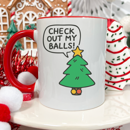 Check Out My Balls 15 oz Mug
