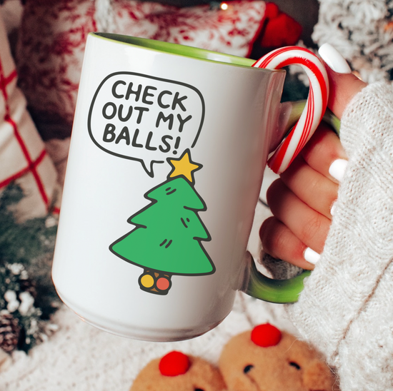 Check Out My Balls 15 oz Mug