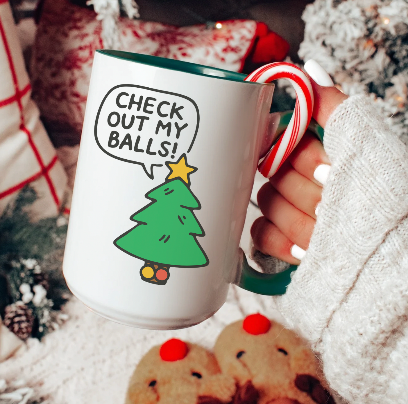 Check Out My Balls 15 oz Mug