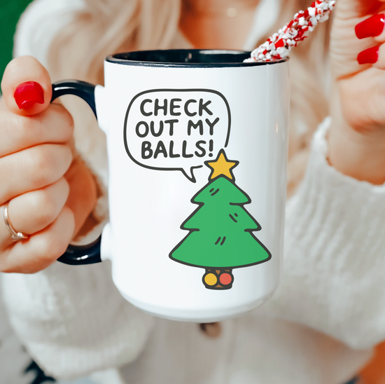 Check Out My Balls 15 oz Mug