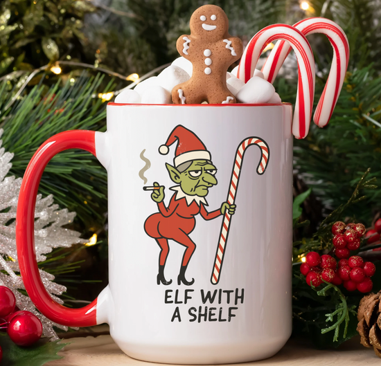 Elf With A Shelf 15 oz Mug