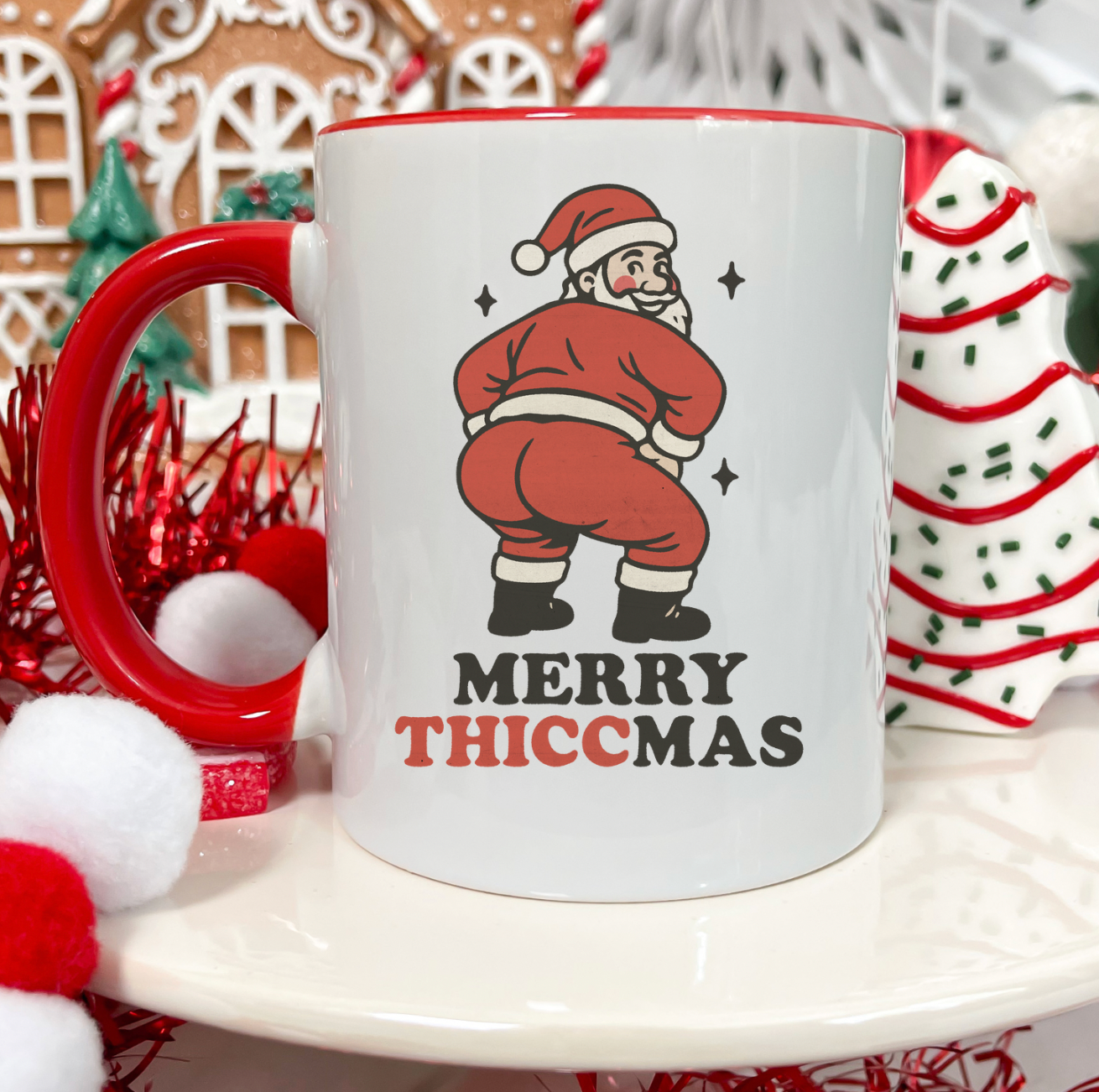 Merry Thiccmas 15 oz Mug