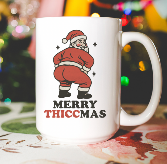 Merry Thiccmas 15 oz Mug