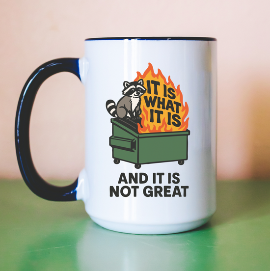 It Is What It Is And It Is Not Great 15 oz Mug