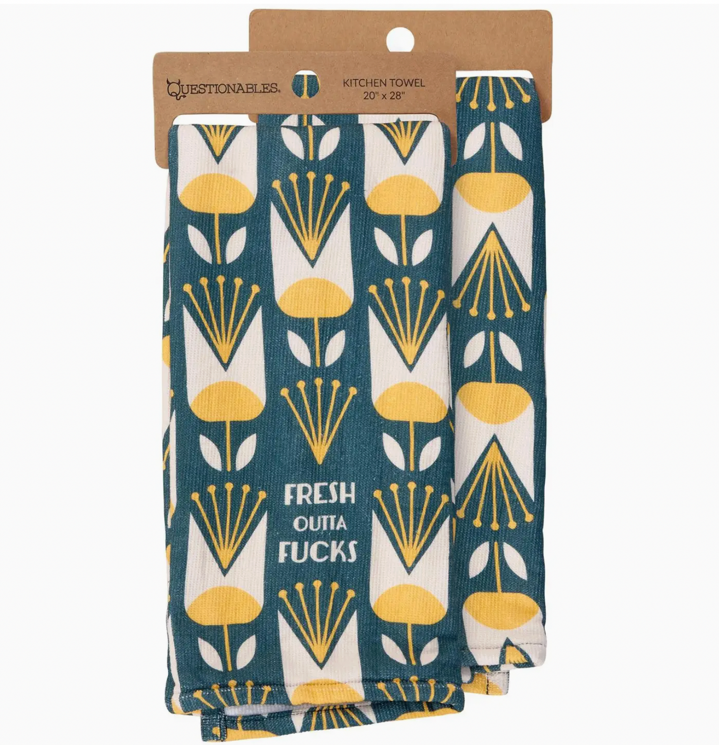 Fresh Out Of Fucks (Style 2) Kitchen Towel