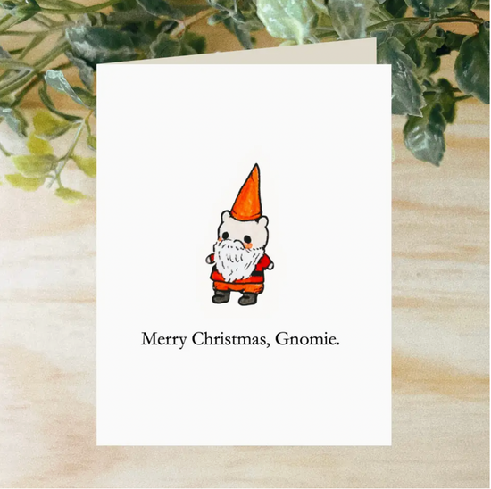 Merry Christmas, Gnomie Card