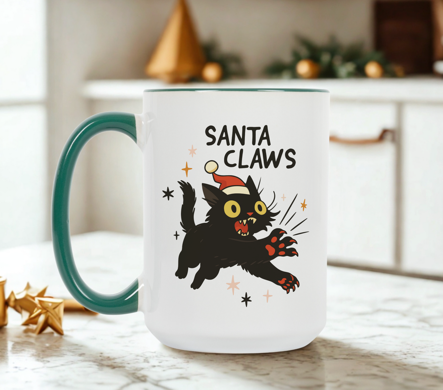 Santa Claws 15 oz Mug