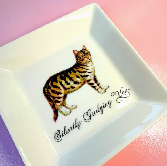 Silently Judging You Trinket Tray