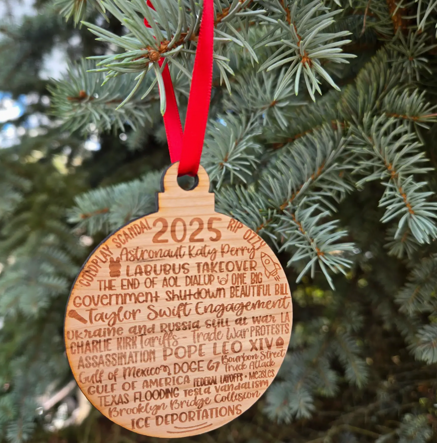 Remembering 2025 Ornament
