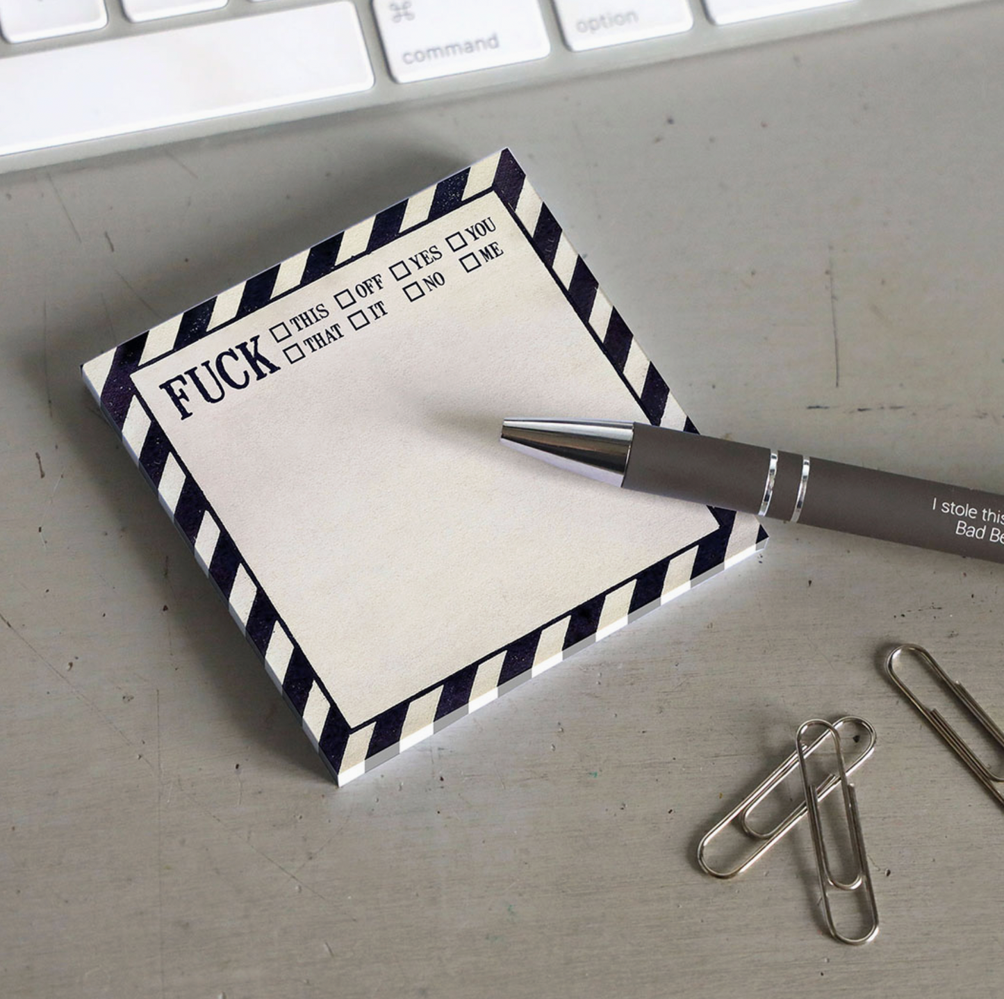 Fuck This, That, Off Sticky Notes