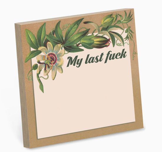 My Last Fuck Sticky Notes