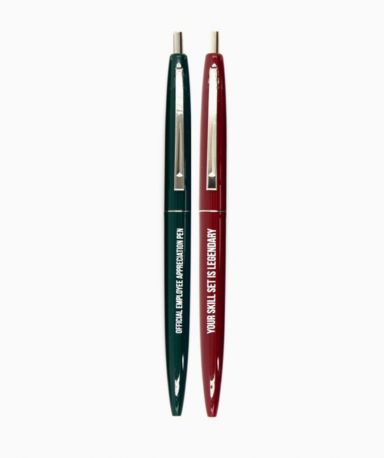 Mini Employee Appreciation Pen Set | 2 Motivational Pens