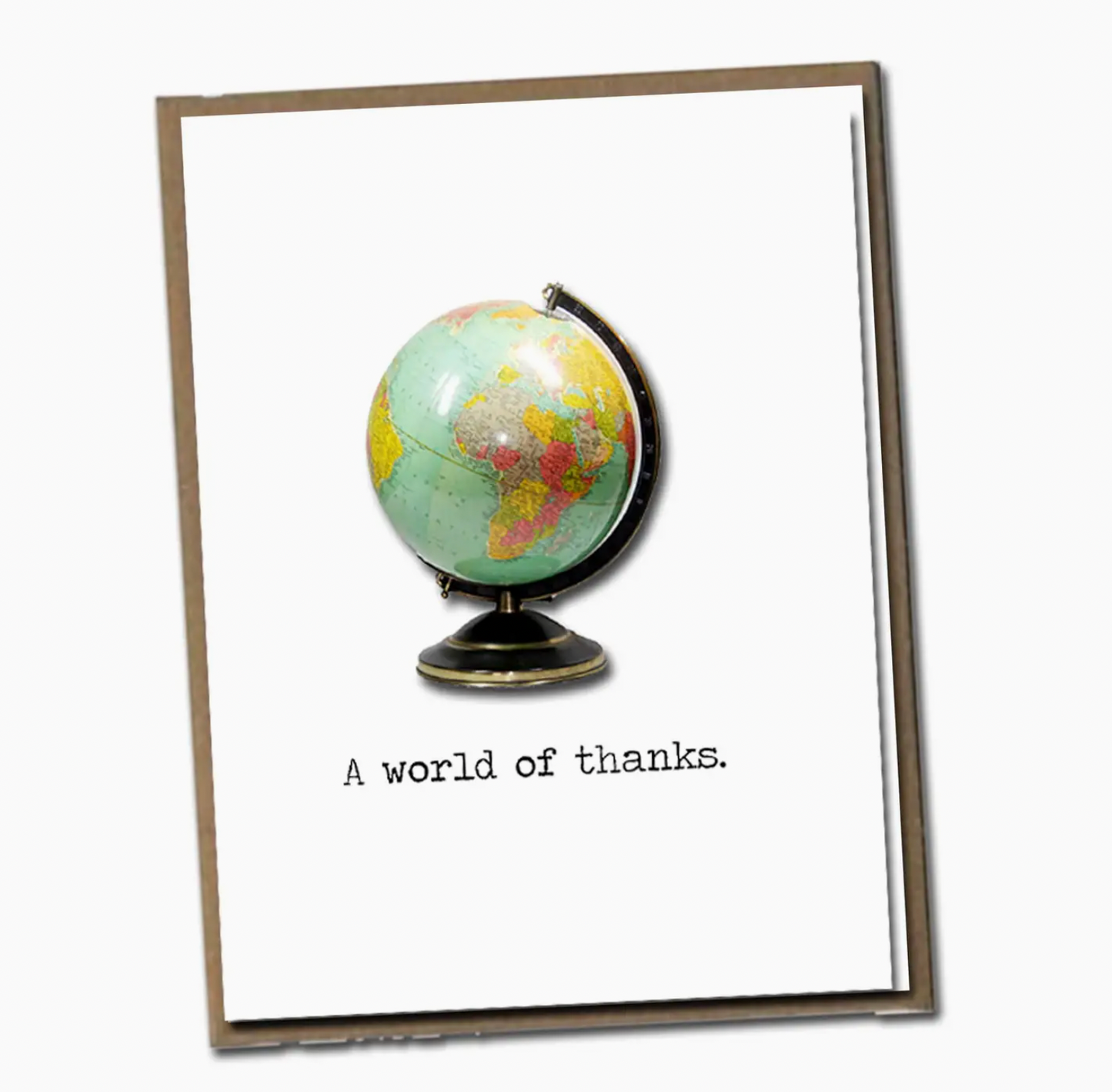 A World Of Thanks Card