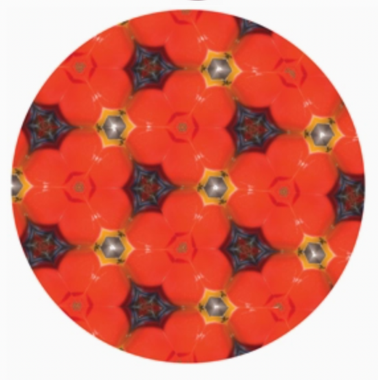 Neato! Metallic Marble Kaleidoscope