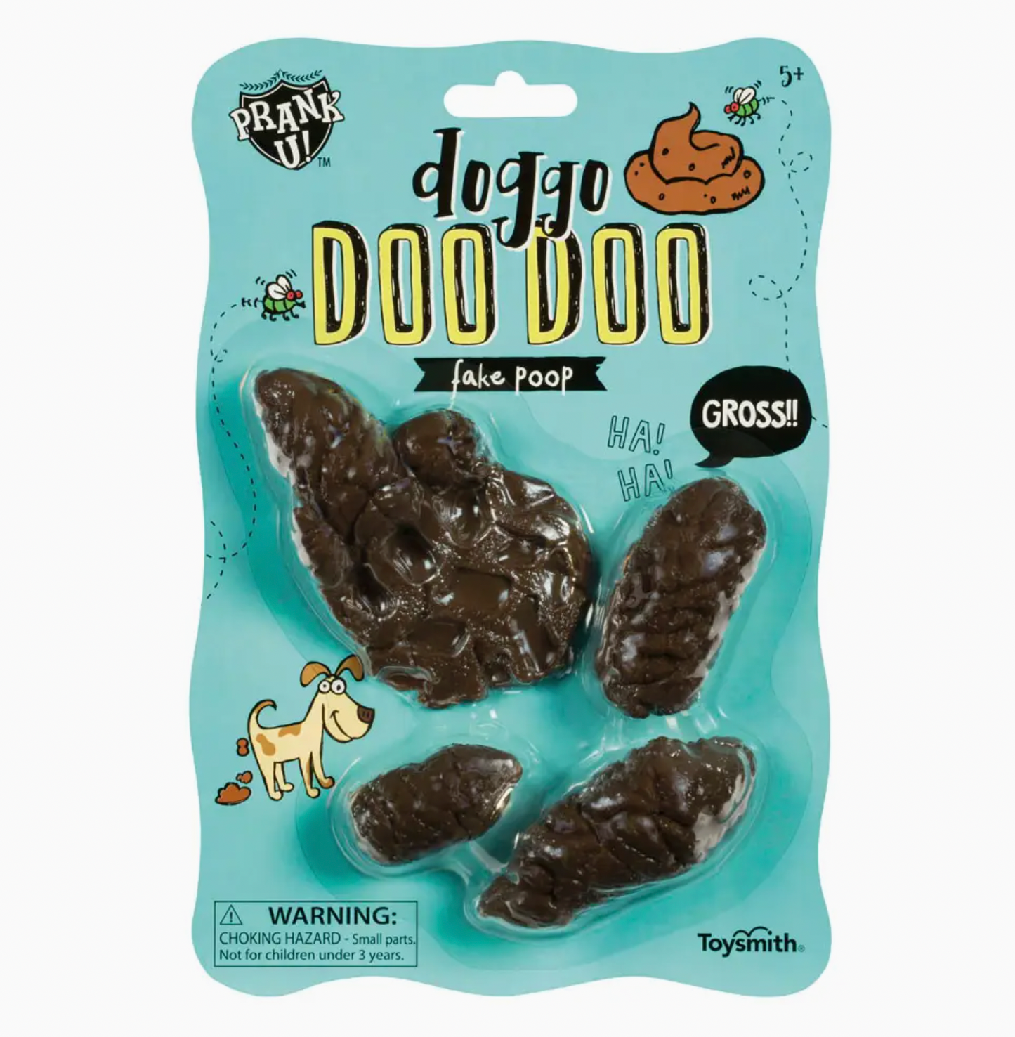 Prank U! Fake Doggo Doo Doo, Looks So Real - 4 Pieces