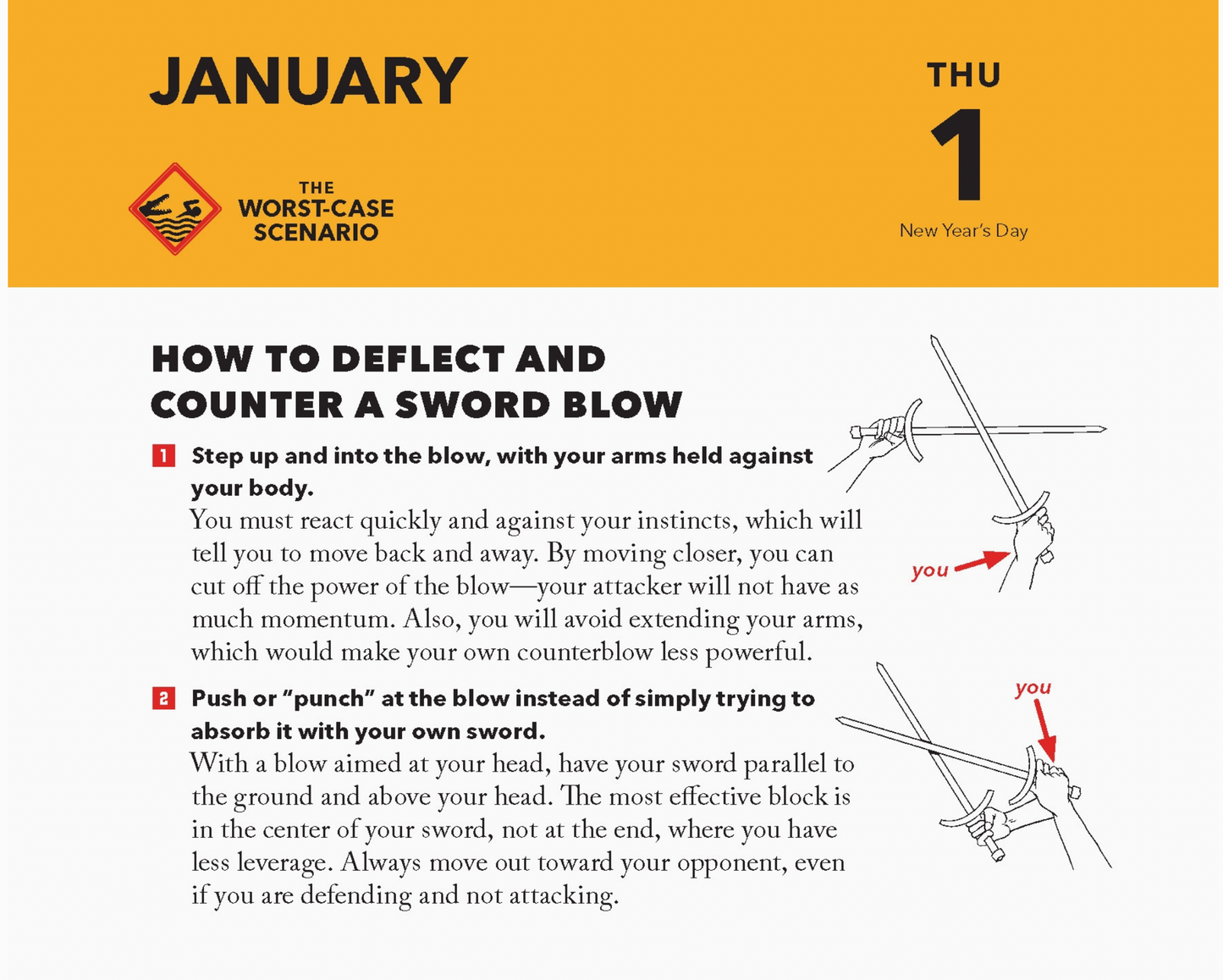 Worst-Case Scenario 2026 Daily Calendar