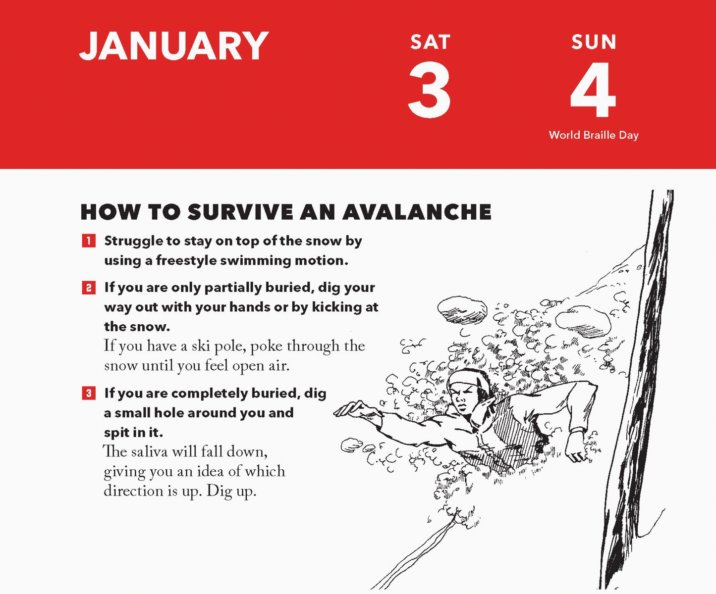 Worst-Case Scenario 2026 Daily Calendar