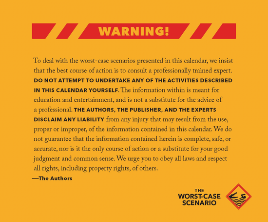 Worst-Case Scenario 2026 Daily Calendar