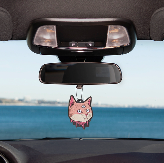 3 Eyed Zombie Cat Air Freshener