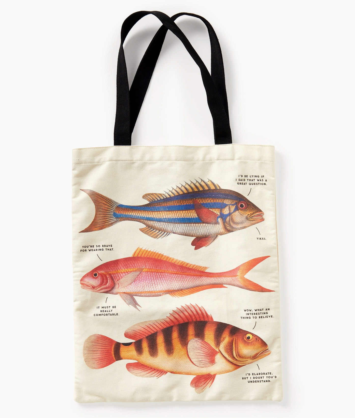 Judgy Fish Tote Bag