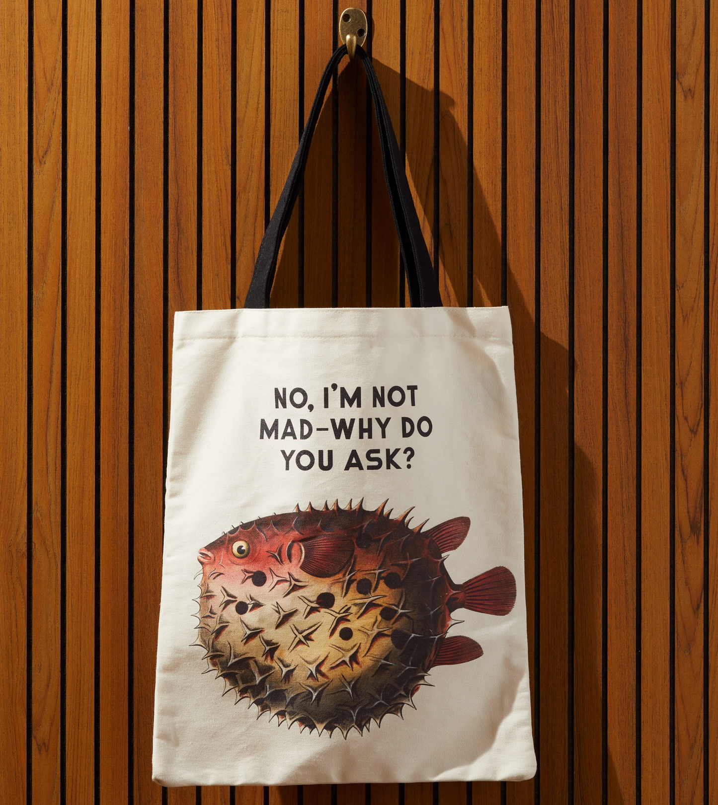 Judgy Fish Tote Bag