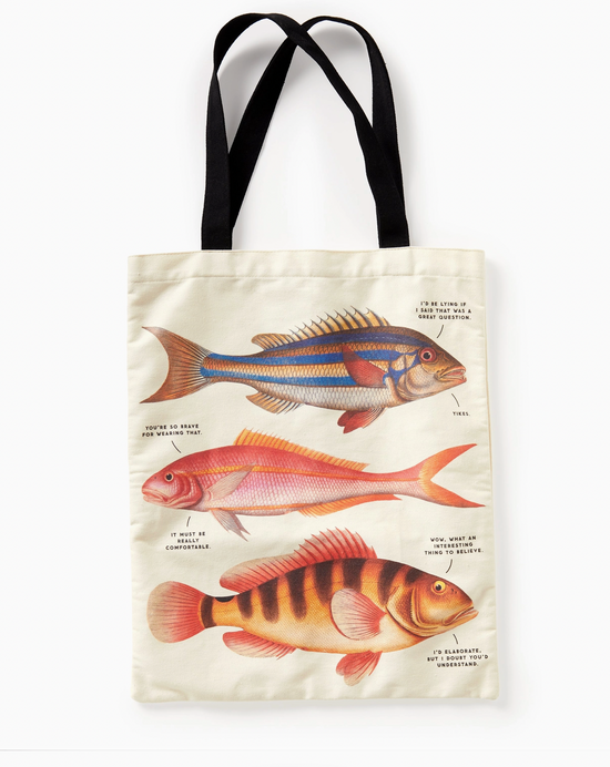 Judgy Fish Tote Bag